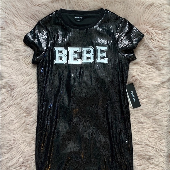 bebe t shirt dress